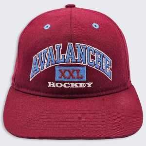 Colorado Avalanche Vintage 90s CCM Hockey Snapback Hat